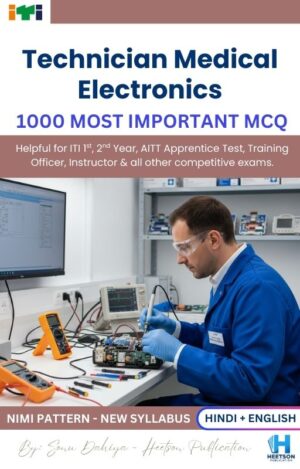 Technician Medical Electronics MCQ Book Cover Page