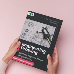 Engineering Drawing MCQ Book in hands